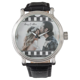 Reloj De Pulsera Trendy Film Reel Movie Personalizado Picture Frame