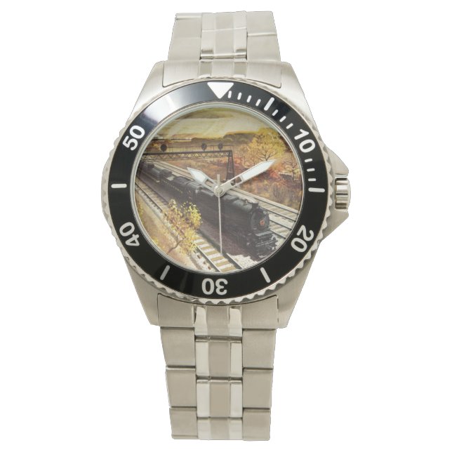 Reloj De Pulsera Trenes de Tanque Ferroviario de Pennsylvania 1942 (Anverso)