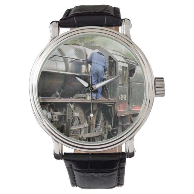 RELOJ DE PULSERA TRENES DE VAPOR (Anverso)