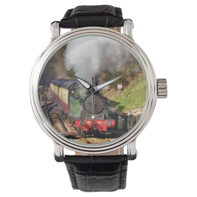 RELOJ DE PULSERA TRENES DE VAPOR (Anverso)