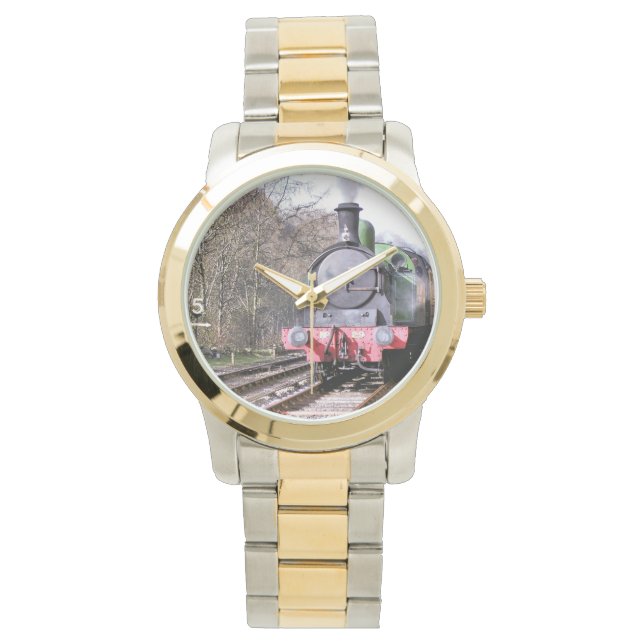 RELOJ DE PULSERA TRENES DE VAPOR (Anverso)