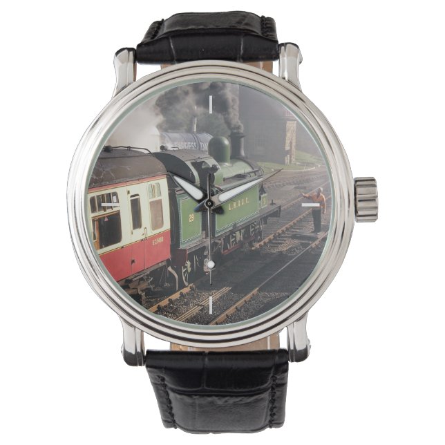 RELOJ DE PULSERA TRENES DE VAPOR (Anverso)