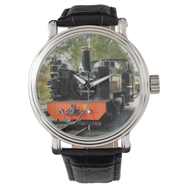 RELOJ DE PULSERA TRENES DE VAPOR (Anverso)