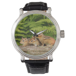 Reloj De Pulsera Tres Chipmunks lindos del bebé