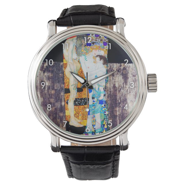 Reloj De Pulsera Tres Edades de Vida, Gustav Klimt (Anverso)