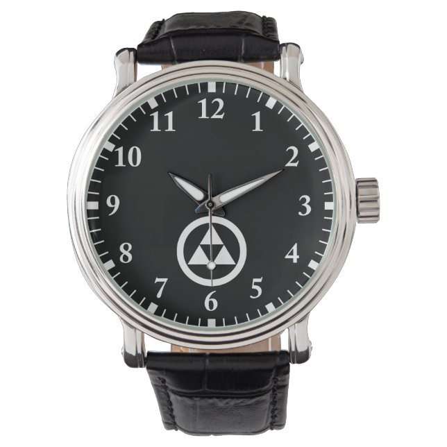 Reloj De Pulsera Tres escalas en círculo (Anverso)