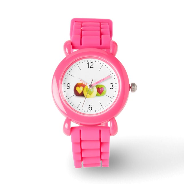 Reloj De Pulsera Tres manzanas (Anverso)