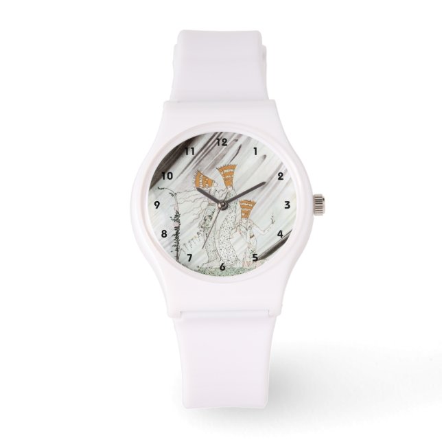 Reloj De Pulsera Tres Princesas en la Montaña Azul por Kay Nielsen (Anverso)