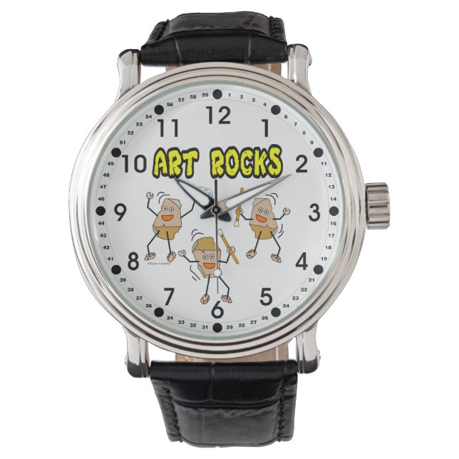 Reloj De Pulsera Tres rocas de arte (Anverso)
