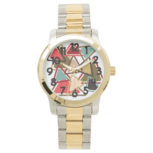 Reloj De Pulsera Triángulos picantes (Anverso)