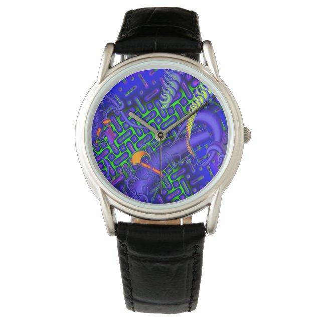 Reloj De Pulsera Tricky Bugger 3D Fractal (Anverso)