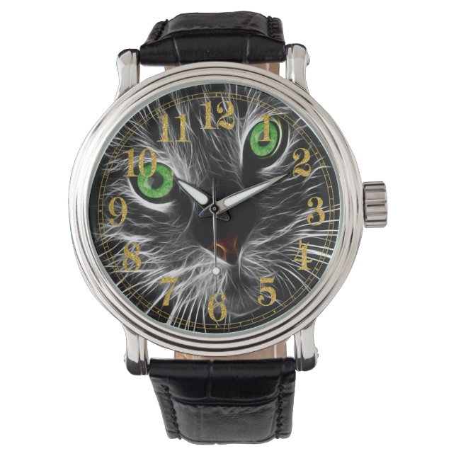 Reloj De Pulsera Trill con nombre de gato eléctrico (Anverso)