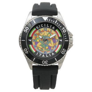 Reloj De Pulsera Trinacria Sicilia Italia 