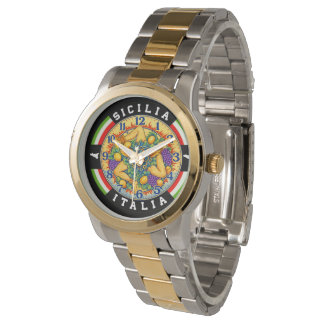 Reloj De Pulsera Trinacria Sicilia Italia 