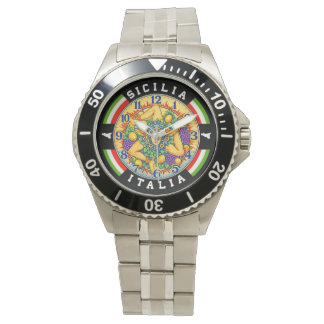 Reloj De Pulsera Trinacria Sicilia Italia 