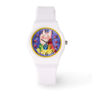 Reloj De Pulsera Tríos del búho de la madre