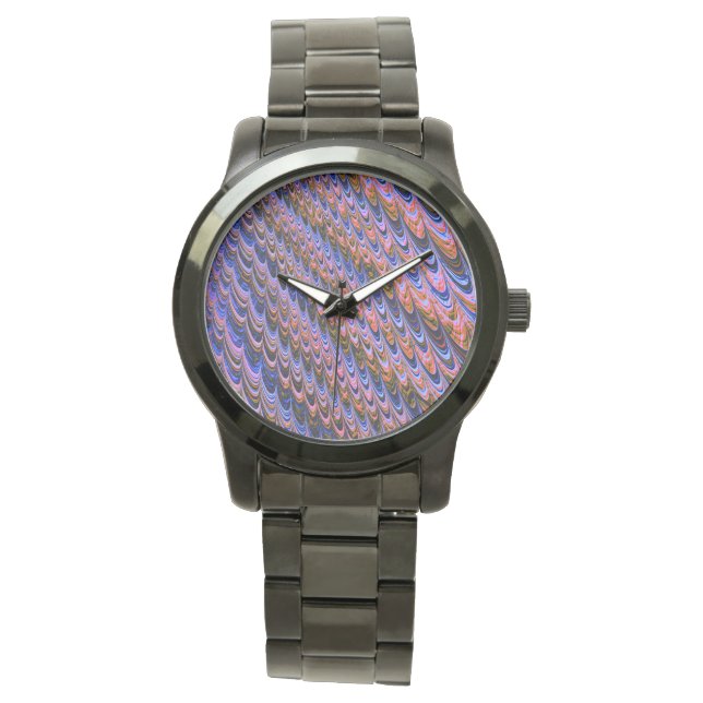 Reloj De Pulsera Trippy Disparo tremendamente arte fractal bohemio (Anverso)