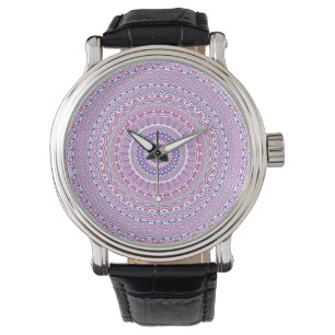 Reloj De Pulsera Trippy Hippie Boho Groovy Bohemiaco Caleidoscopio