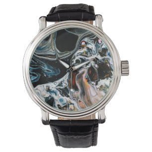 Reloj De Pulsera Trippy Resumen Surreal Swirls Art