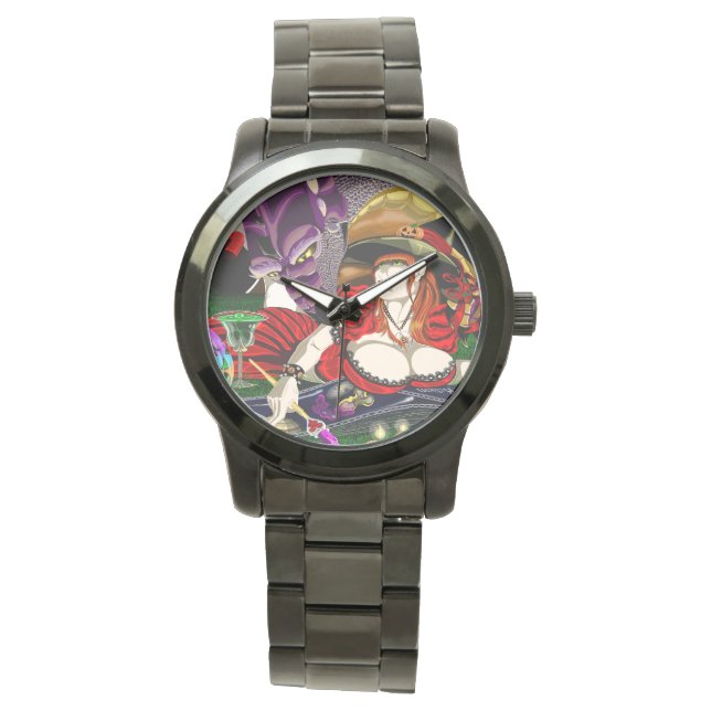 Reloj De Pulsera Trippy Witch Watts (Anverso)
