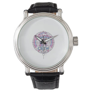 Reloj De Pulsera Tripulación de Unicornio Diseño Divertido Bajo Dem
