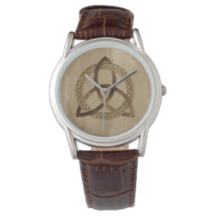 Reloj De Pulsera Triquetra Celta Trinity Knot Watch