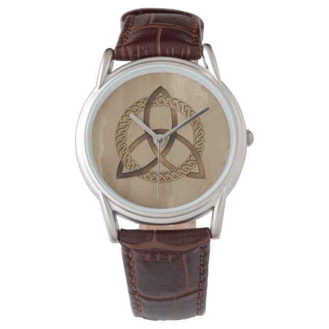 Reloj De Pulsera Triquetra Celta Trinity Knot Watch (Anverso)