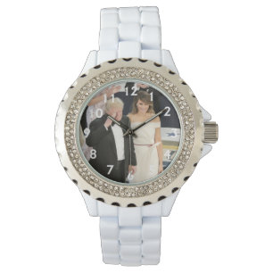 Reloj De Pulsera Triunfo de Donald y de Melania en la bola de la