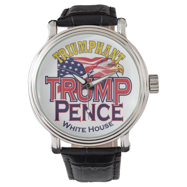 Reloj De Pulsera Triunfo Trump Pence Mens Watch (Anverso)