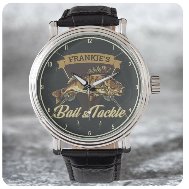 Reloj De Pulsera Trofeo de NOMBRE Personalizado Pesca Caballo de an (Subido por el creador)