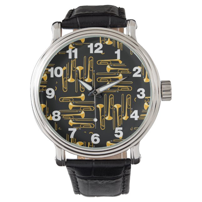 Reloj De Pulsera Trombone Crosshatch (Anverso)