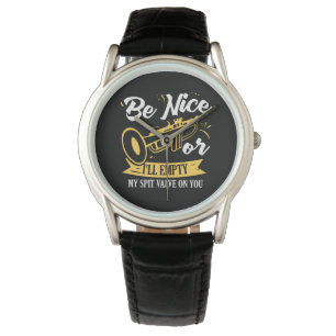 Reloj De Pulsera Trompeta Regalo de Trompetista Divertido Trompeta