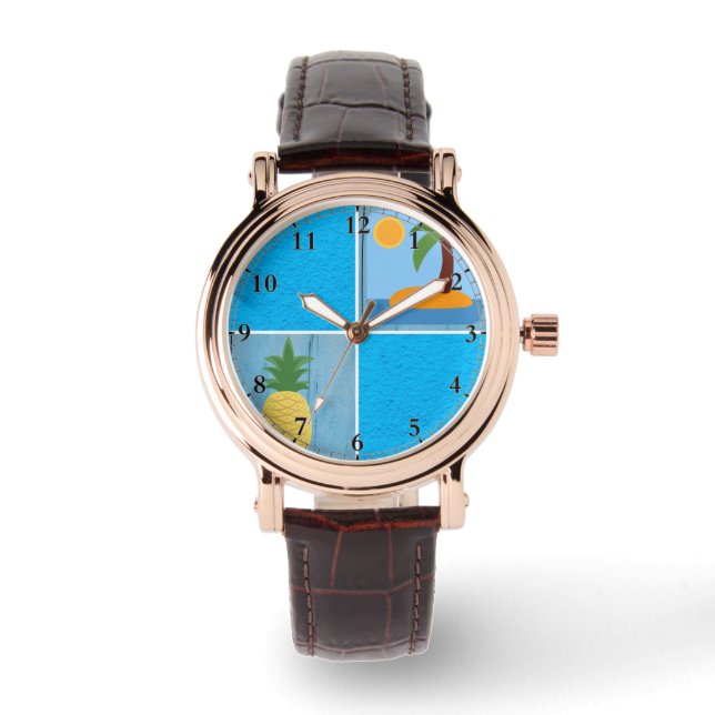 Reloj De Pulsera Tropical (Anverso)