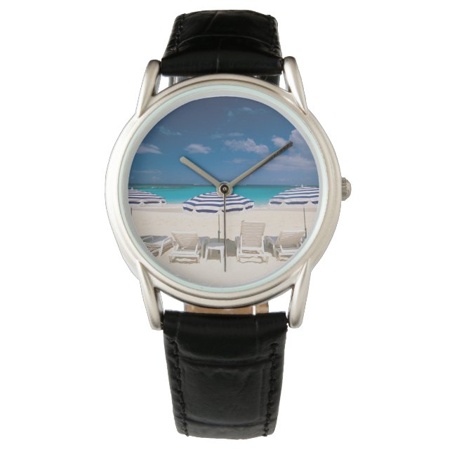 Reloj De Pulsera Tropical Beaches | Tropical Beach Anguilla (Anverso)
