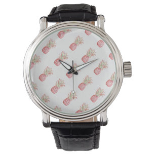 Reloj De Pulsera Tropical   Piña rosa