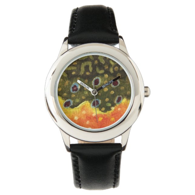 Reloj De Pulsera Trout Fly Fisherman (Anverso)