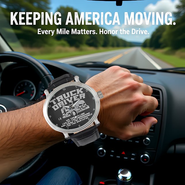 Reloj De Pulsera Truck Driver: Willing, Doing the Impossible (Subido por el creador)