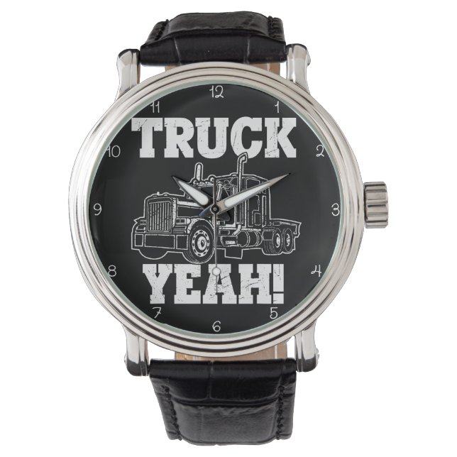 Reloj De Pulsera Truck Yeah! Black & White (Anverso)