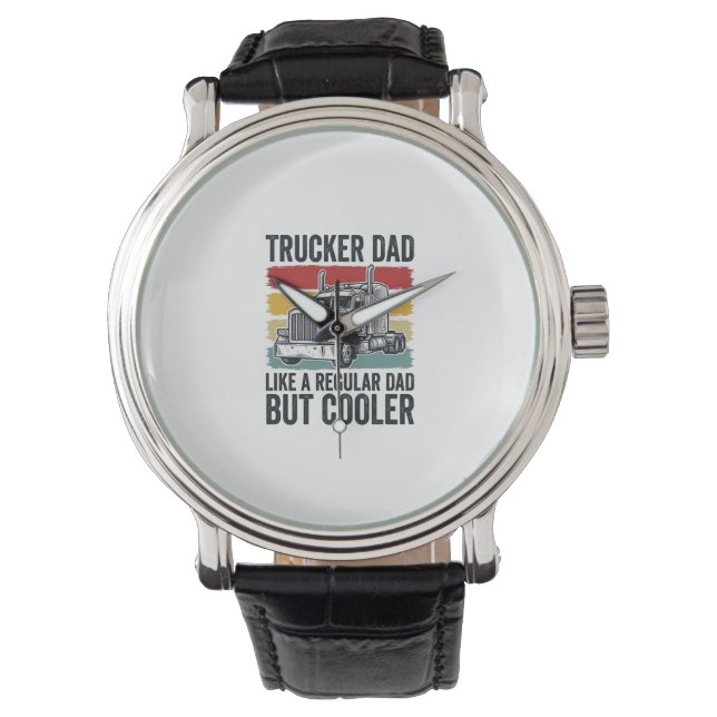 Reloj De Pulsera Trucker Dad Like a Regular Dad But Cooler Shirt_1 (Anverso)