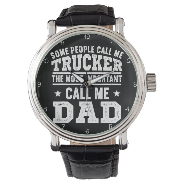 Reloj De Pulsera Trucker Dad: Most Important Call (Anverso)
