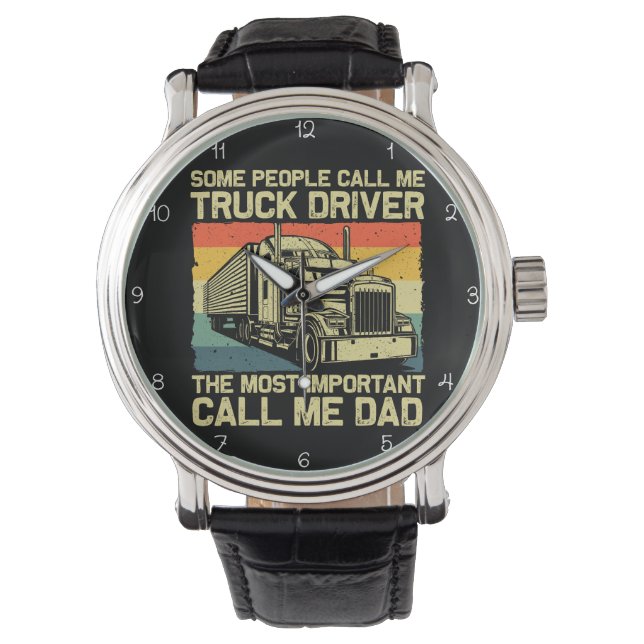 Reloj De Pulsera Trucker Dad: Most Important Call (Anverso)