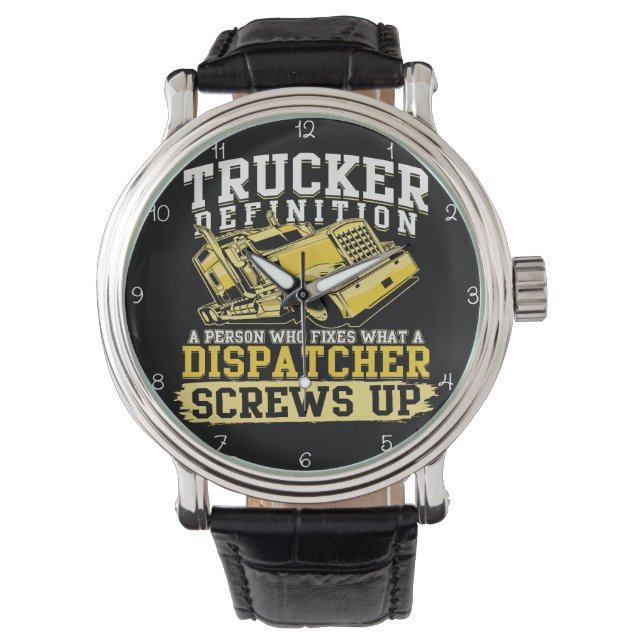 Reloj De Pulsera Trucker Definition: Fixes Dispatcher's Errors (Anverso)