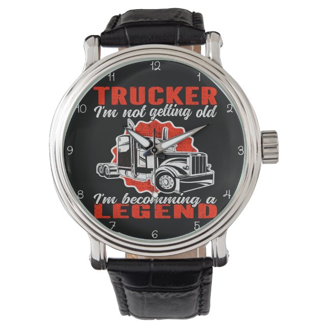 Reloj De Pulsera Trucker Grandfather: Grandchildren's Best Legend (Anverso)