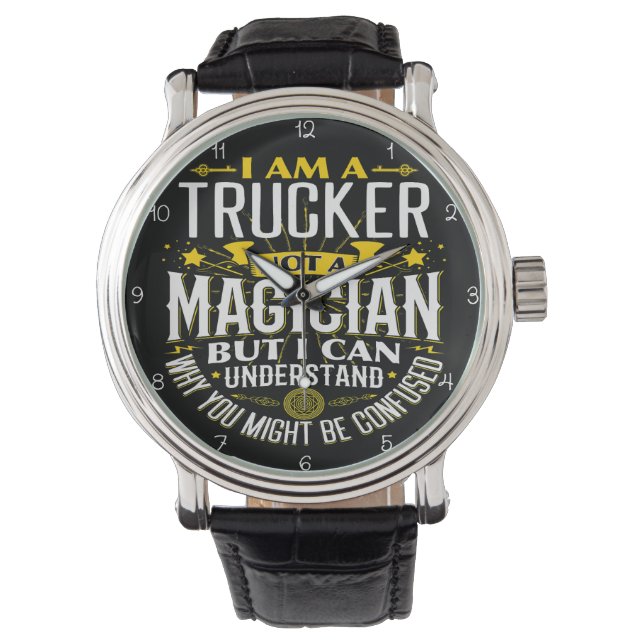 Reloj De Pulsera Trucker, Not Magician: I Understand Confusion (Anverso)