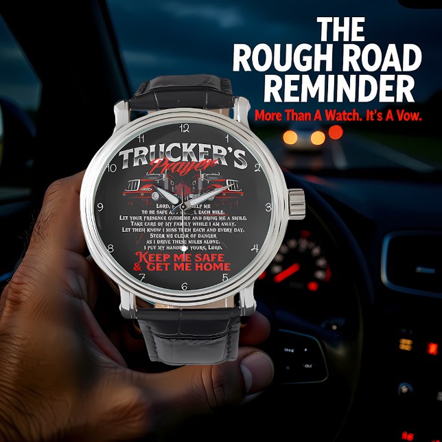 Reloj De Pulsera Trucker's Prayer: Keep Me Safe (Subido por el creador)