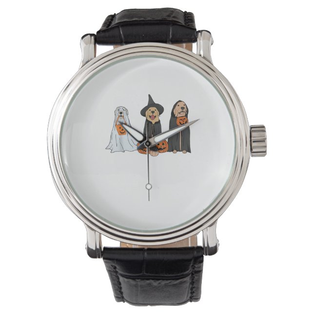 Reloj De Pulsera Truco O Tratamiento De Halloween De Regalador De O (Anverso)