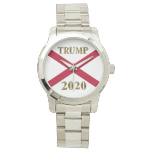 RELOJ DE PULSERA TRUMP 2020 ALABAMA SILVER
