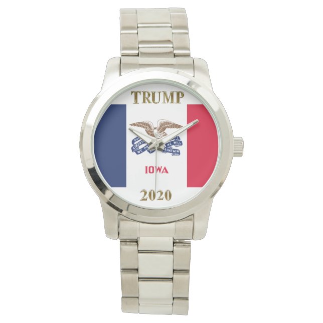 RELOJ DE PULSERA TRUMP 2020 IOWA WATCH (Anverso)