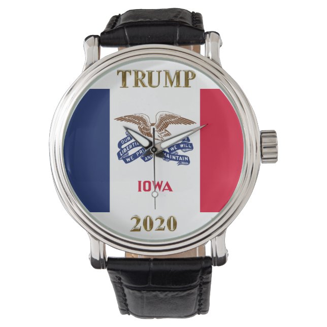 RELOJ DE PULSERA TRUMP 2020 IOWA WATCH (Anverso)