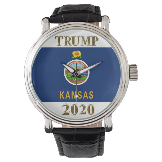 RELOJ DE PULSERA TRUMP 2020 KANSAS WATCH (Anverso)